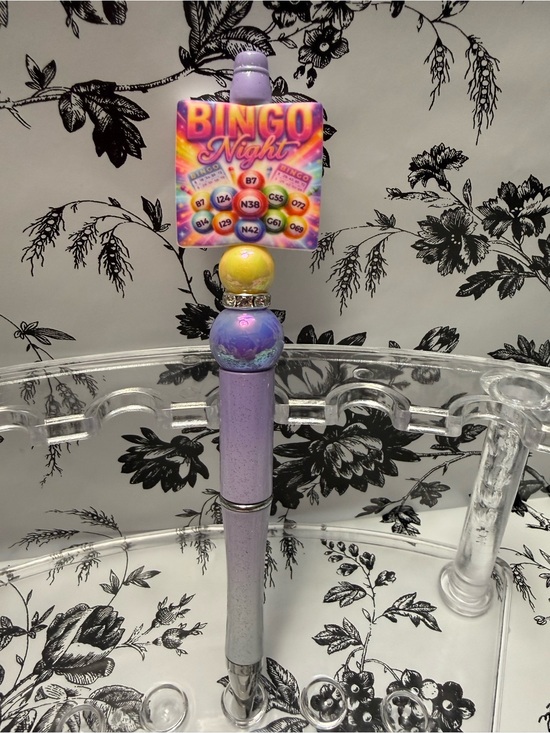 Other - 🩷New Bingo Night Purple Sparkly Pen